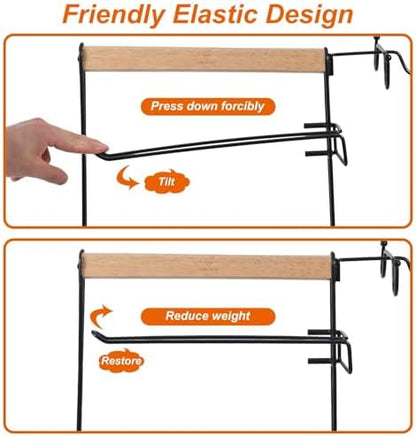 VIKEYHOME Grill Caddy, Picnic BBQ Organizer for Camping