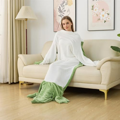 Wearable Dinosaur Blanket Animal Sleeping Bag Super Soft Warm Cozy Flannel Fleece - Cosplay Dinosaur Gifts (S Fit for Height 4'5"-4'9")