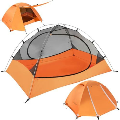 Clostnature 1/1.5/2/3/4/6 Person Lightweight Backpacking Tent, Camping Tent