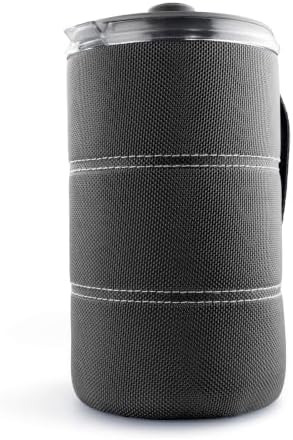 GSI Outdoors, 30 Fl Oz JavaPress, French Press Coffee Maker for Camping and Travel, Graphite