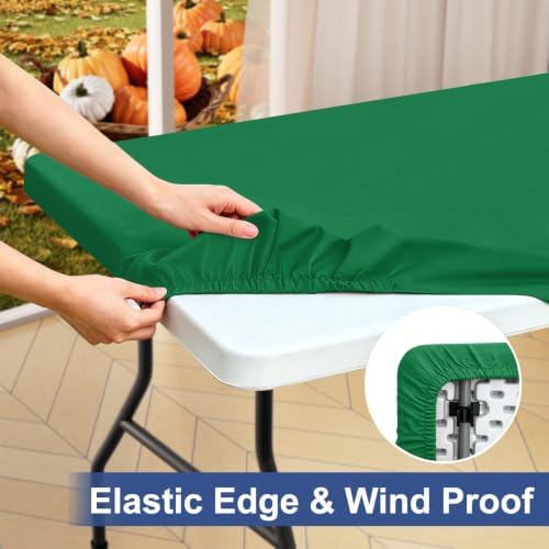 homing Rectangle Table Cloth Cover 4 Foot Elastic Fitted Tablecloth
