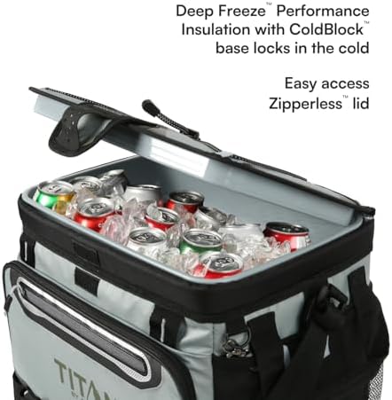 Titan Zipperless HardBody Cooler, Keeps Ice 2 Days