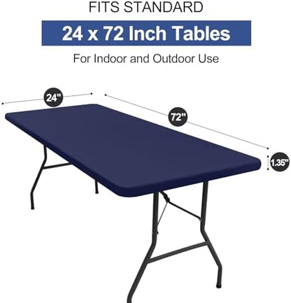 homing Rectangle Table Cloth Cover 6 Foot Elastic Fitted Tablecloth