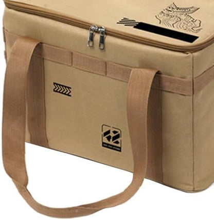 30/42L Camping Storage Bag Insulated Gear Organizer Foldable Storage Box