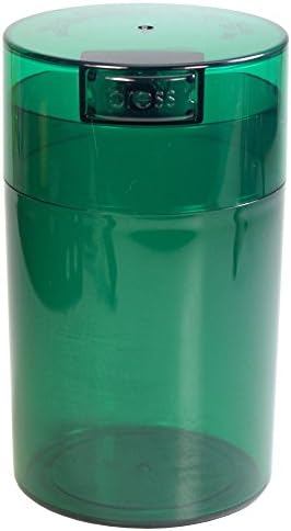 Tightvac - 1 to 6 oz Vacuum Sealed Storage Container, Green Tint
