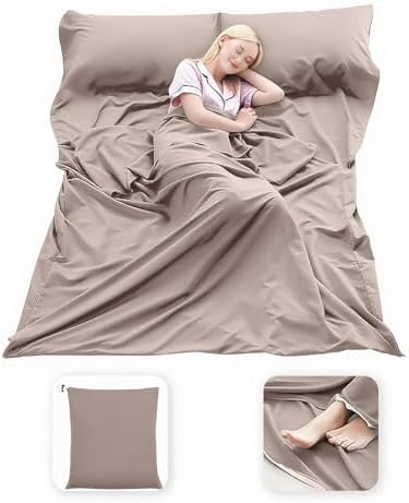 Sleeping Bag Liner, Compact Travel Sheets for Hotel Hostel