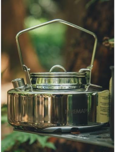 Fire-Maple Antarcti Camping Kettle Stainless Steel Camp Tea Pot, 0.6L