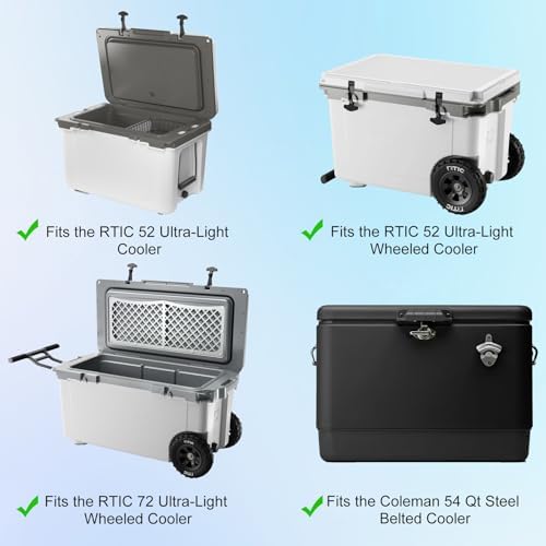 Cooler Basket for RTIC 52 & 72 Qt Ultra-Light Coolers, Heavy-Duty Ultra-Tough Cooler Basket Tray Insert Accessories for Organization