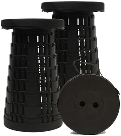 JAEMEYEM 2 PCS Upgraded Collapsible Stool Chair