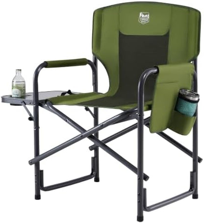 TIMBER RIDGE Aluminum Oversized Camping Chair, Support 400lbs