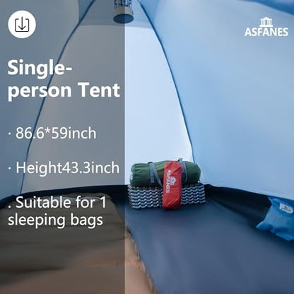 ASFANES Outdoors 1-2 Person Camping Tent