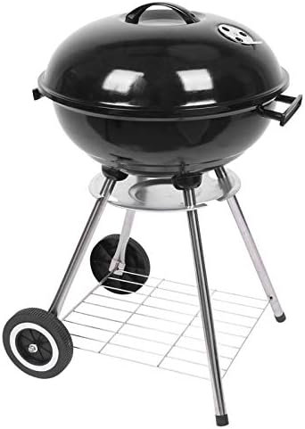 Outvita 18 inch Portable Charcoal Grill, Stainless Steel BBQ Kettle