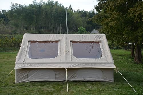 Pop Up Yurt Cabin Tent Waterproof Large Family 4-8 Person Easy Set