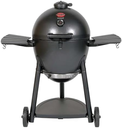 Char-Griller® AKORN® Kamado Charcoal Grill and Smoker with Cast Iron Grates, Warming Rack and Locking Lid with 445 Cooking Square Inches in Graphite, Model E16620