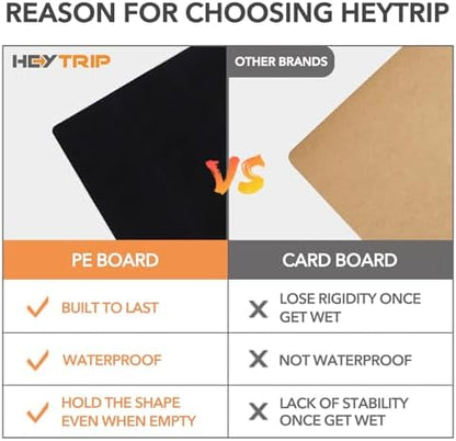HEYTRIP Large Trunk Organizer with Built-in Leakproof Cooler Bag, Gray