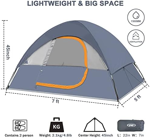 Camping Tent 2-4 Person Dome Tents
