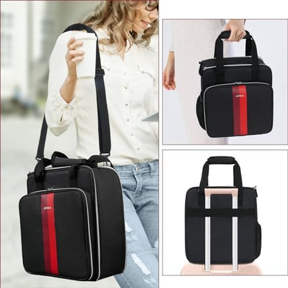 LEFOR·Z Coffee Maker Travel Bag Compatible with Keurig K-Mini/K-Mini Plus/Mate Plus,Single Serve Coffee Brewer Carrying Case with Multiple Pockets for K-Cup Pods & Accessories(Bag Only)