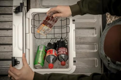 Mammoth Coolers Cooler Basket – Dry Goods Organizer Insert for Ice Chests – Compatible with Cruiser and Ranger Models – Metal Wire Storage Rack for Hard-Sided Coolers and Camping Gear