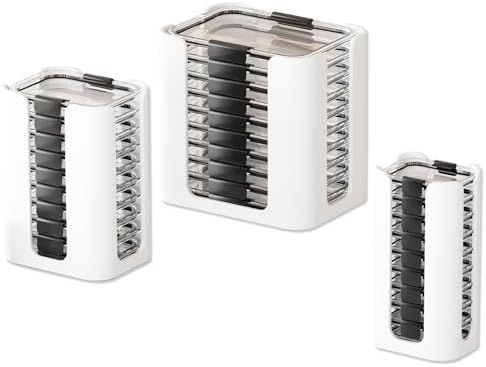 Lid Organizer for Rubbermaid Brilliance Nap-on Lids for 4.7/3.2/1.3/0.5 Cup