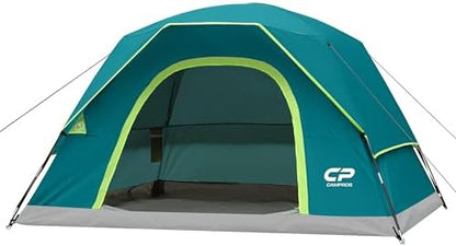 CAMPROS CP Tents for Camping 2/4/6 Person, Waterproof Windproof Dome Tent