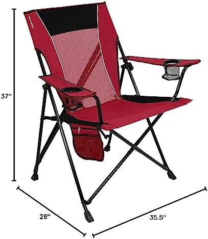 Kijaro Dual Lock Portable Camping Chairs - Versatile Folding Chair, Sports Chair, Outdoor Chair & Lawn Chair - Dual Lock Feature Red Rock Canyon