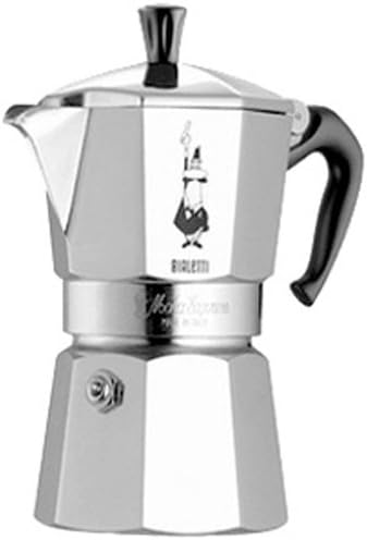 Bialetti - Moka Express: Iconic Stovetop Espresso Maker, Makes Real Italian Coffee, Moka Pot 9 Cups (14 Oz - 420 Ml), Aluminium, Silver