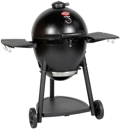Char-Griller® AKORN® 20-Inch Kamado Charcoal Grill and Smoker with Triple-Wall Insulation and EasyDump™ Ash Pan with 445 Cooking Square Inches in Black