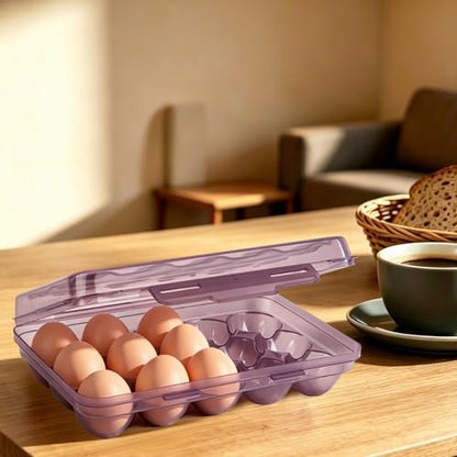 15 Grid Egg Storage Box for Refrigerator Kitchen Camping RV