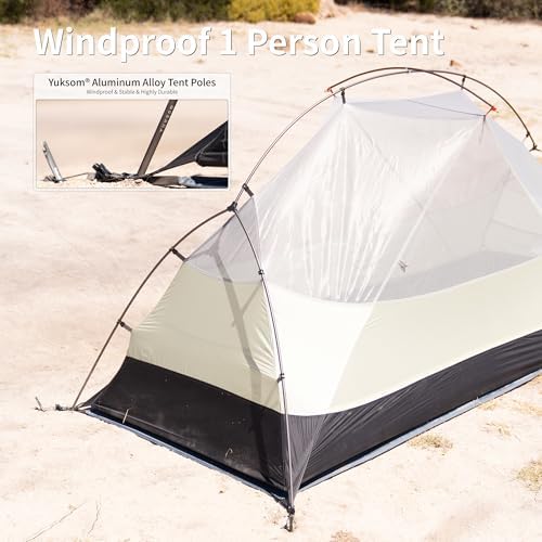 Naturehike Mongar Upgraded 1/2/3 Person Backpacking Tent,Waterproof Lightweight Camping Tent with Footprint