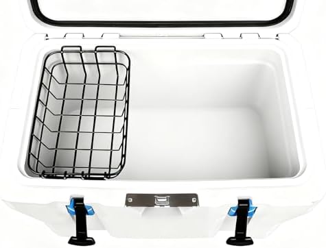 14.45" Cooler Basket,Cooler Basket Compatible with Lifetime 77 Qt, 115 Qt, Ozark Trail 73 Quart Ice Chest, Coolers Accessories for Lifetime and Ozark Trail - Keep Food Dry & Organized.(1-Pack)