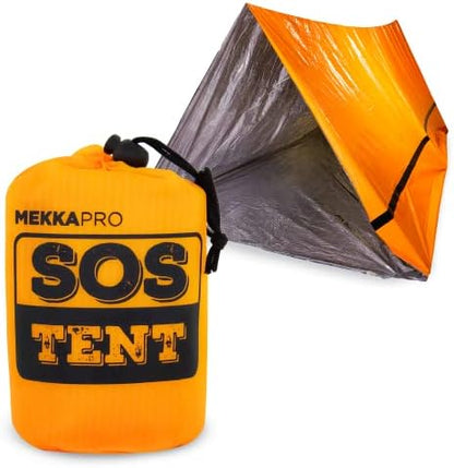 MEKKAPRO Emergency Shelter Survival Tent, Waterproof Camping Kit - 2 Person