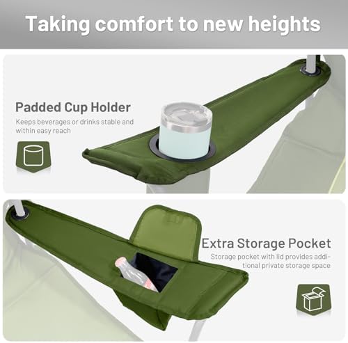 Timber Ridge Oversized Folding Camping Chair for Adults