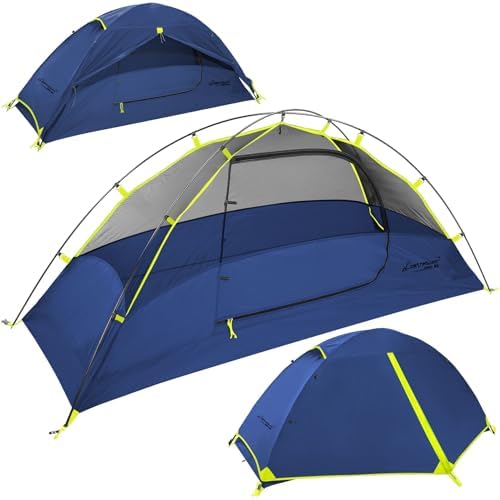 Clostnature 1/2/3/4 Person Lightweight Backpacking Tent, Easy Setup Tent