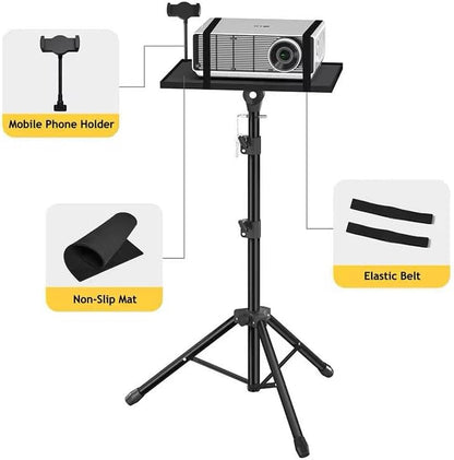Spark Living-Portable Laptop Tripod Stand – Adjustable Height & Durable Design for Work or PresentationsFoldable Laptop Stand Tripod – Lightweight & Sturdy for Desk or Travel