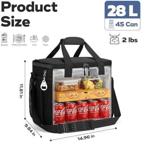 RealCool 35/45 Can Collapsible Soft Cooler Bag, Leakproof Ice Chest