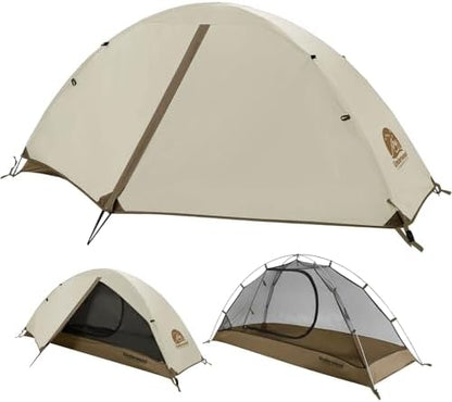 1/2/3/4 Person Lightweight Backpacking Tent, Waterproof Camping Hiking Tent