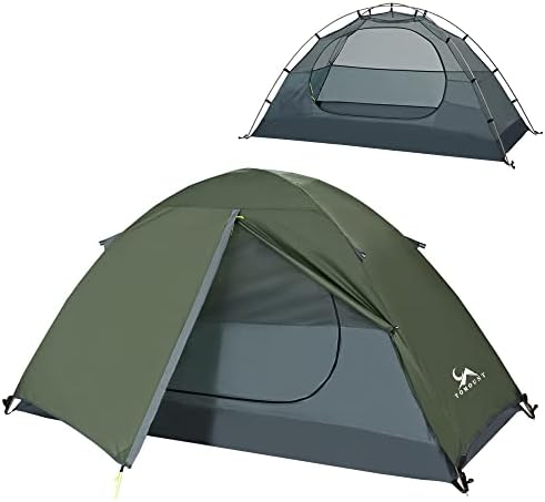MC TOMOUNT Backpacking Tent 1-2 Person Waterproof Lightweight Camping Tent