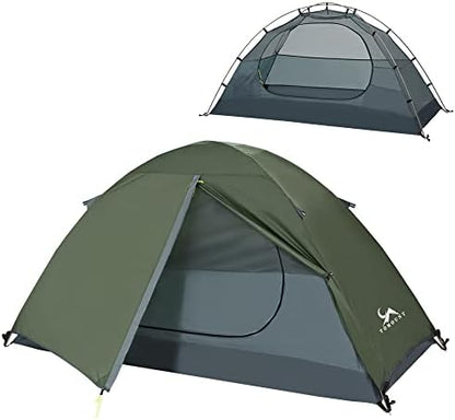 MC TOMOUNT Backpacking Tent 1-2 Person Waterproof Lightweight Camping Tent