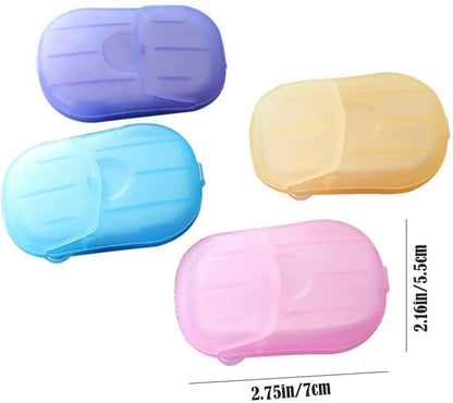 JJLFresheners 5 Box 500 Sheets Disposable Soap Paper 5 Boxes Hand Cleaner Fragrance Mini Color Soap Paper for school Indoor, Outdoor, Travel, Camping Hiking Camping