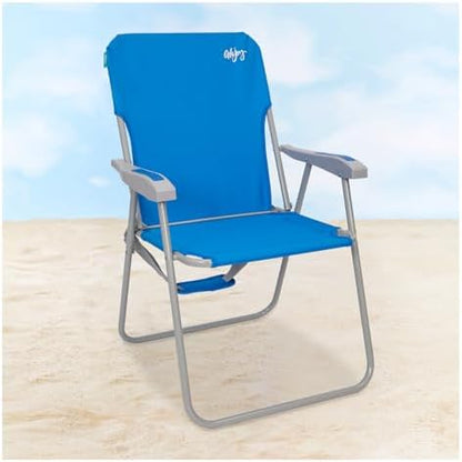 #WEJOY Folding Beach Chairs for Adults, High Back Lightweight for Camp Lawn