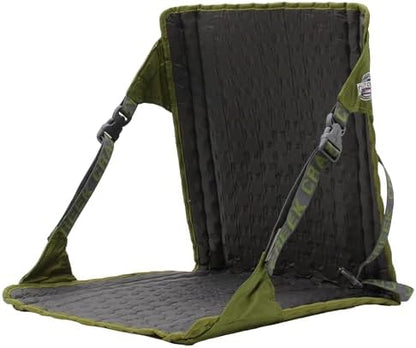 Crazy Creek HEX 2.0 Original Chair for Camping, Stadium Seating & More, Comfort on All Terrains, Adjustable Straps, Compact Design, Water-Resistant,Olive/Slate