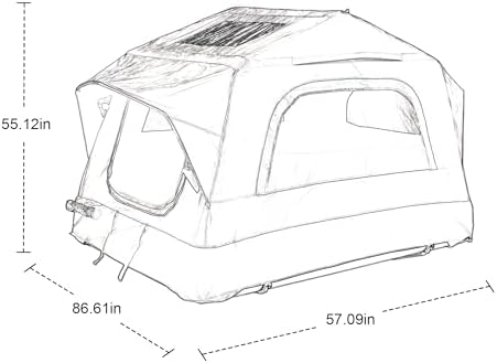 Inflatable Camping Tent with Hand Pump