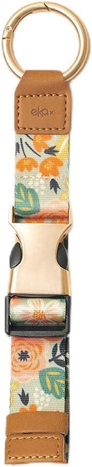 Travel Carry Strap with Ring Hooks, Buckle, Add-a-Bag Luggage Strap, Adjustable Bag Holder, Travel Clip for Carry-on Bags