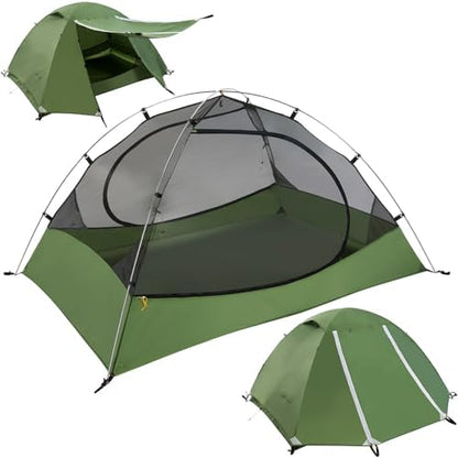 Clostnature 1/1.5/2/3/4/6 Person Lightweight Backpacking Tent, Camping Tent
