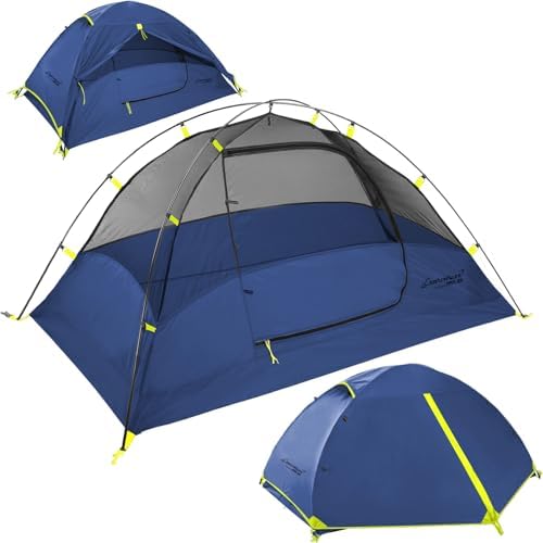 Clostnature 1/2/3/4 Person Lightweight Backpacking Tent, Easy Setup Tent