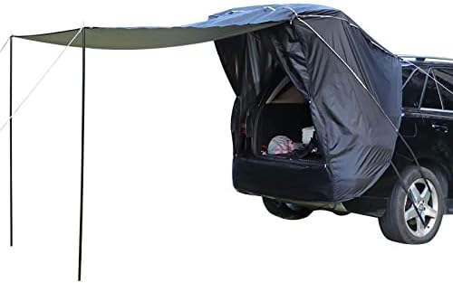 SUV Tailgate Tent with Awning, 2-Person Hatchback Tent for Camping