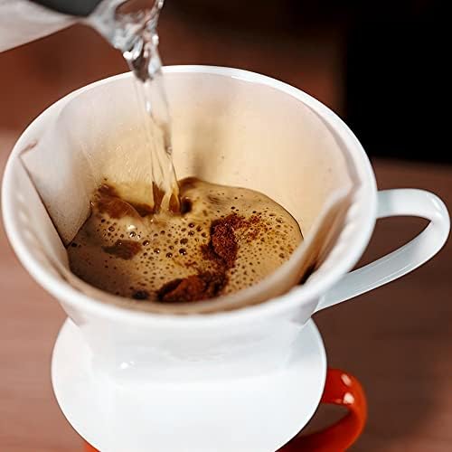 Pour Over Ceramic, Coffee Dripper Ceramic Coffee Maker,White