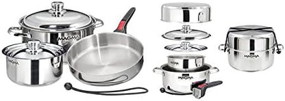 Magma A10-362-2-IND 7 Piece Stainless Steel Nesting Cookware Set