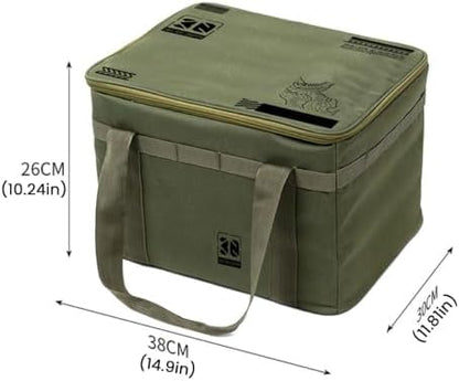 30/42L Camping Storage Bag Insulated Gear Organizer Foldable Storage Box