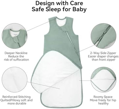 BubblePanda Rayon Made from Bamboo Sleep Sack 6-12 Months 1.0 Tog Baby